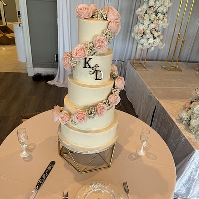 Custom Tiered Wedding Cake