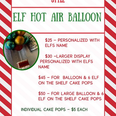 Elf On The Shelf Balloon Arrival 