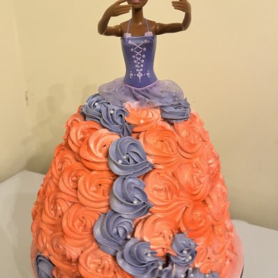 Barbie Themed Cake