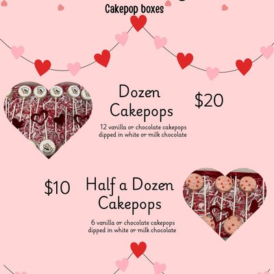 Valentine’s Day Cake Pops 