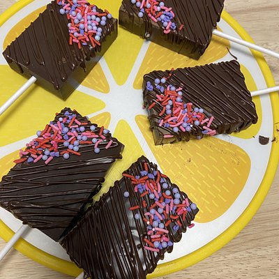 Dipped Rice Krispy Treats