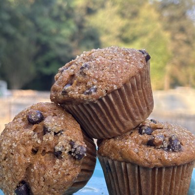 Sourdough Pumpkin Chocolate Chip Muffins (package of 4)