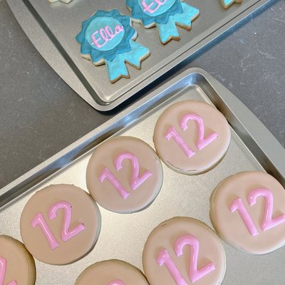 Custom Birthday Sugar Cookies