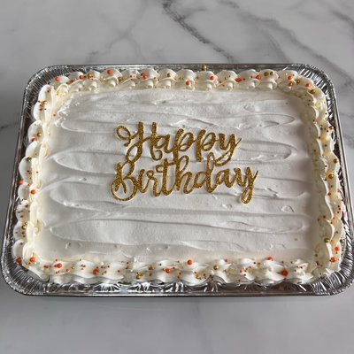 1/4 Sheet Cake 