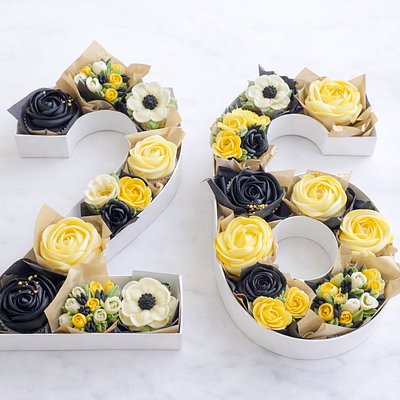 Floral Cupcake Arrangement 