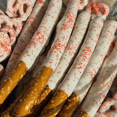 Chocolate Covered Pretzels - White