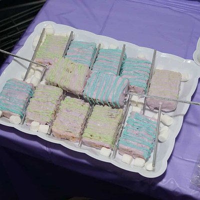 dozen chocolate covered rice krispies .