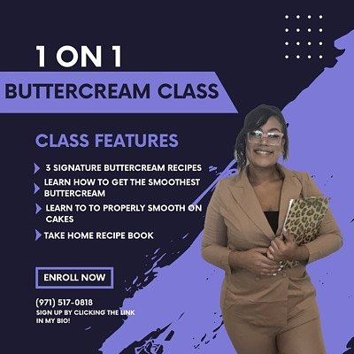 1 On 1 Buttercream Class
