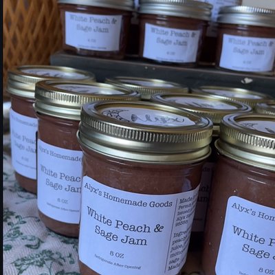 White Peach & Sage Jam