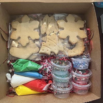 Decorate Your Own Christmas cookie boxes (24 Count) 