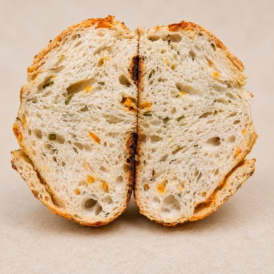 Cheddar and Chive Sourdough Bread 