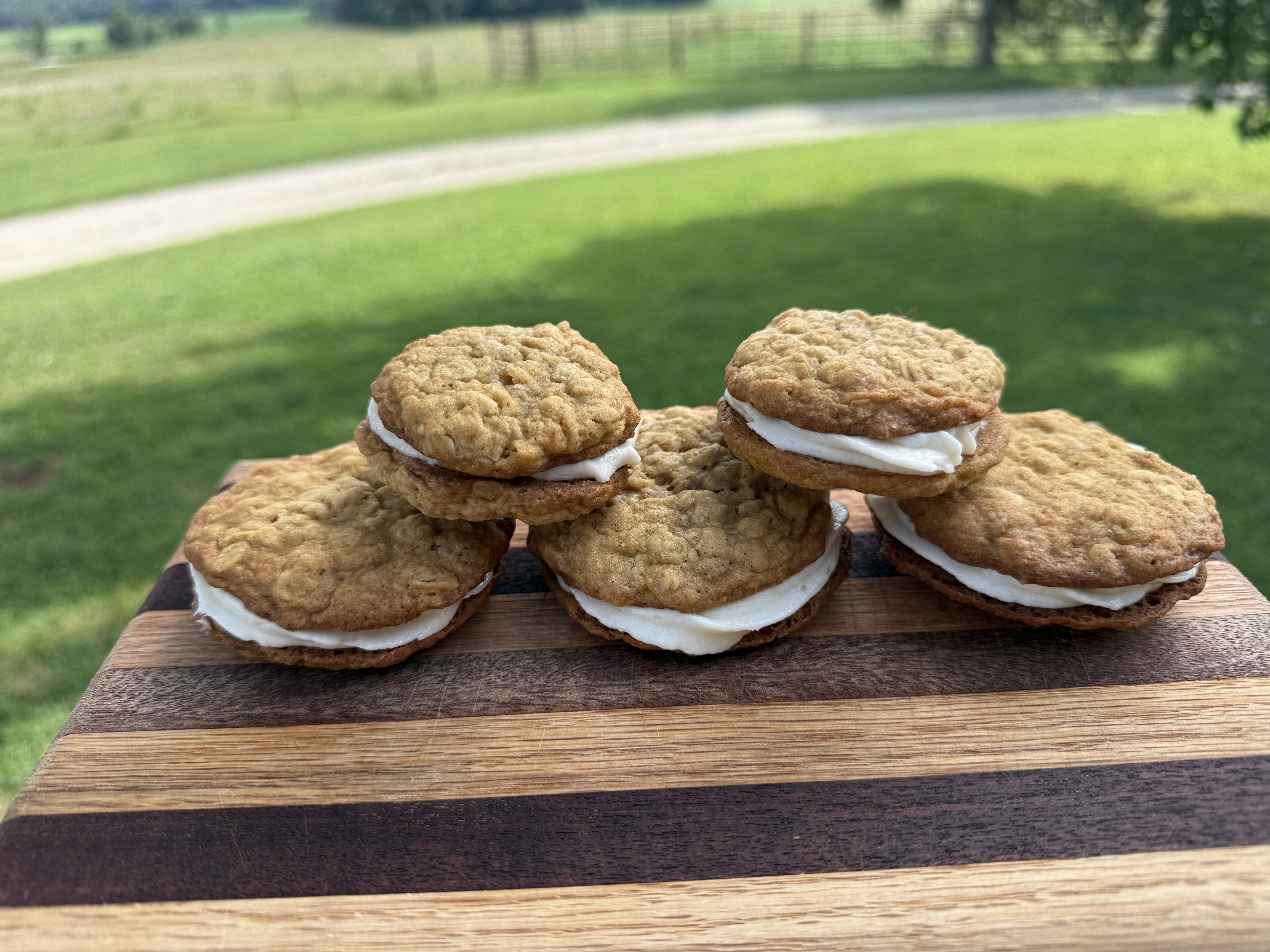 One Dozen of Sourdough Oatmeal Cream Pies 