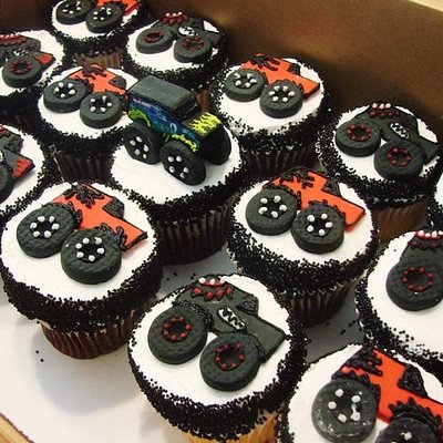Monster Truck Cupcakes- (12 Pk)