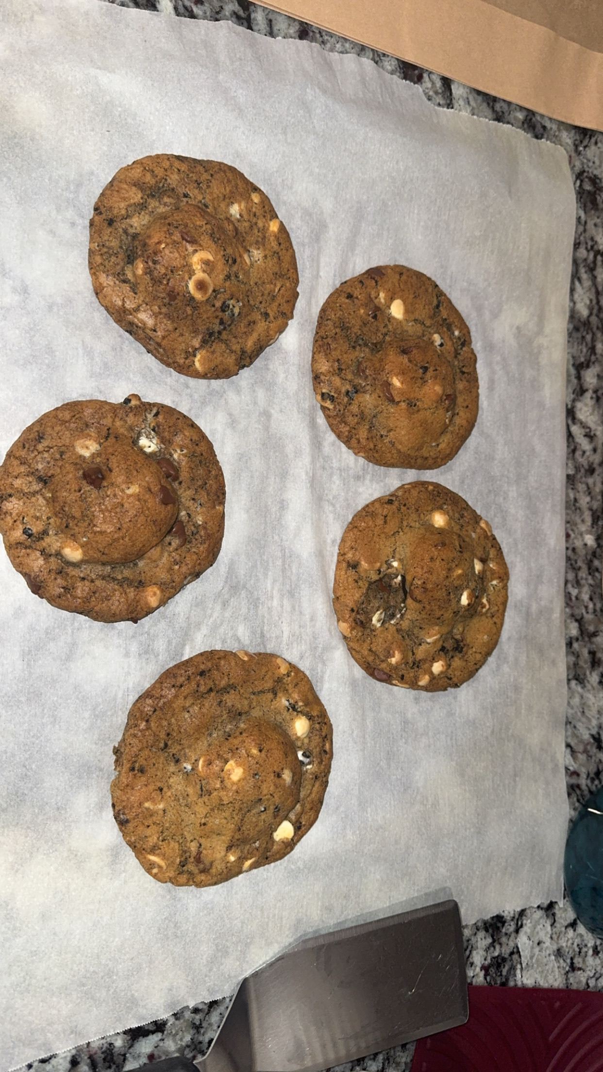 Oreo stuffed cookies and cream cookie