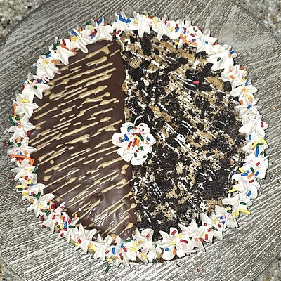 9"  Split Cookie Cake