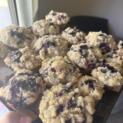 Blueberry Crumble Muffins-Half Dozen