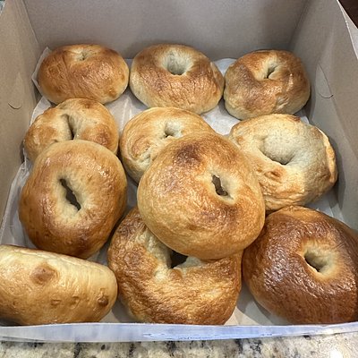 Plain Bagels - 6 Pack