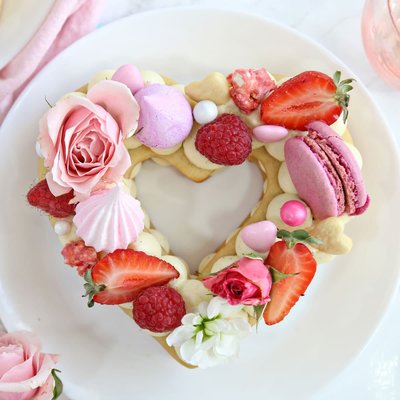 Cookie Heart Cakes