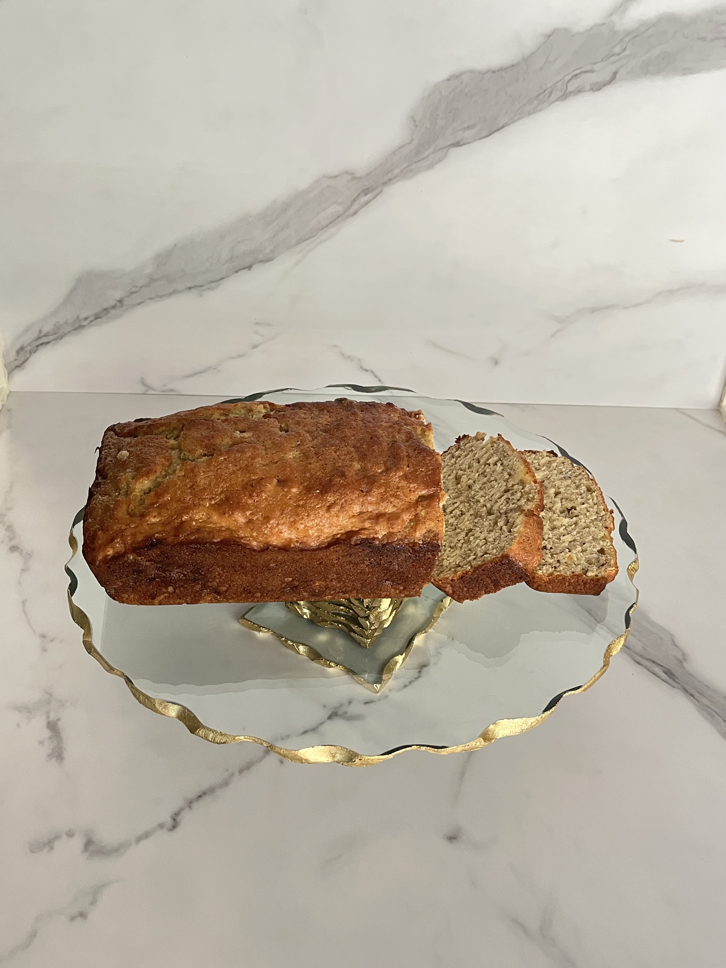 Cinnamon Sugar Banana Bread Loaf