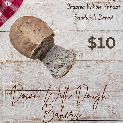 Organic Whole Wheat Bread 