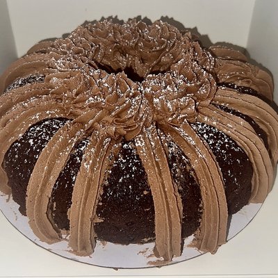 Double Chocolate Bundt Cake With Chocolate Buttercream
