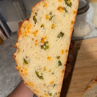 Cheddar Jalapeño Sourdough 