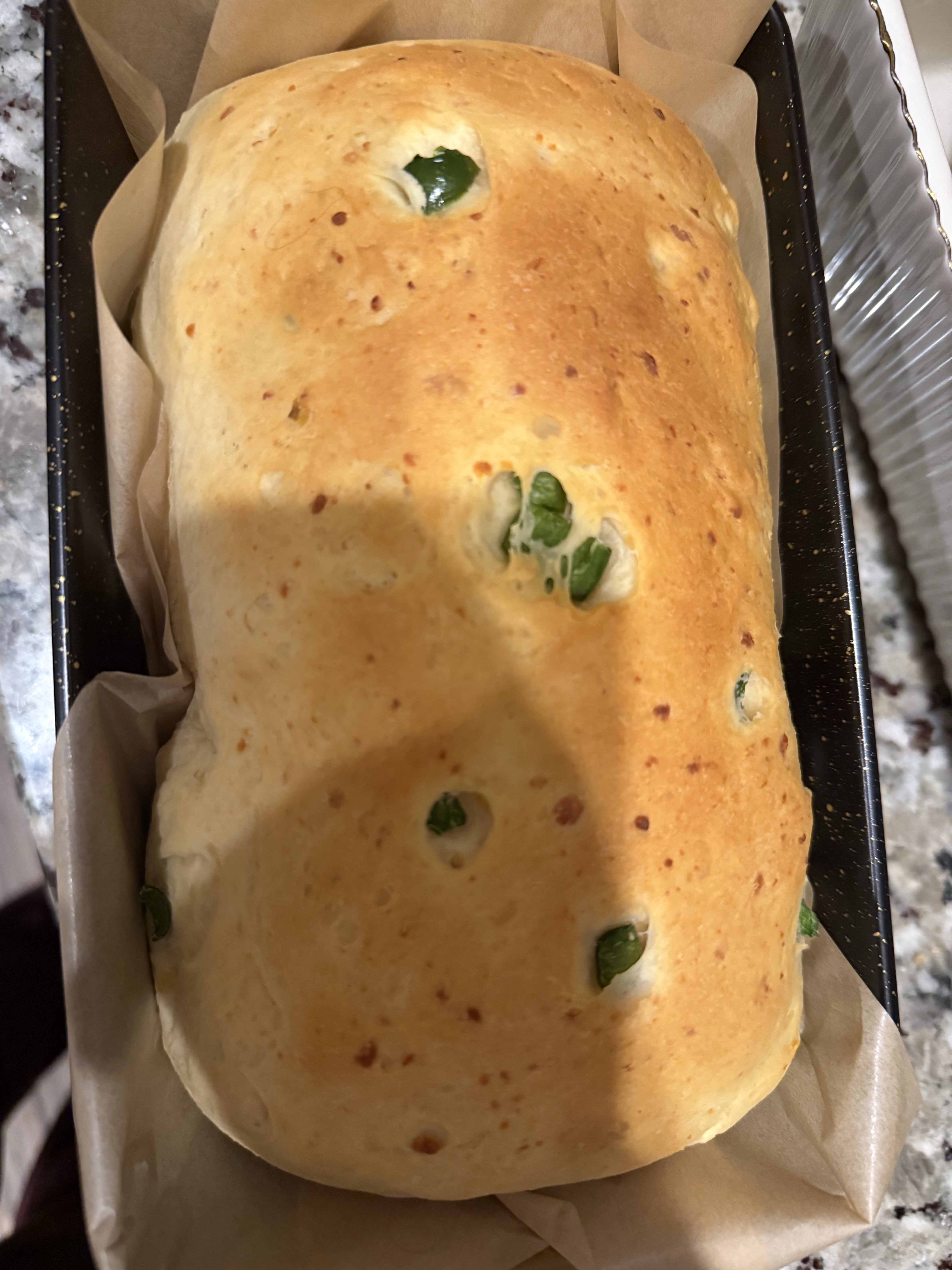 Large Jalapeño Cheddar Bread Loaf 