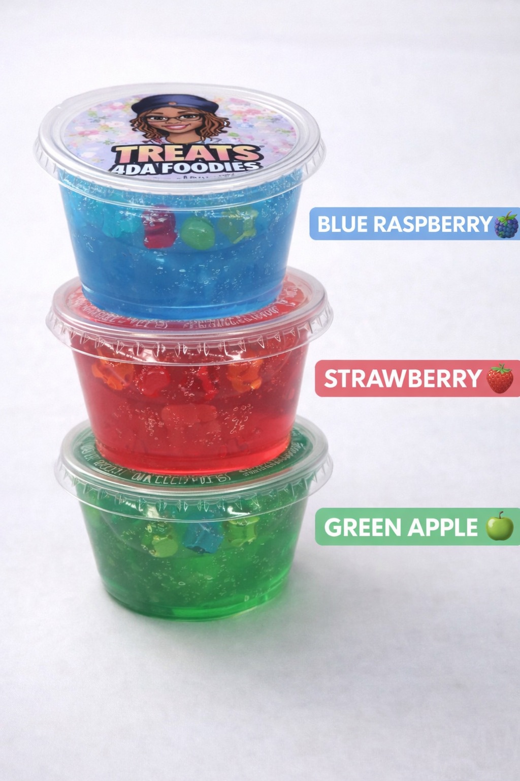🍭 Candy Fruit Dipping Sauce – 2oz Cups