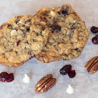 Oatmeal Cranberry Pecan  White Chocolate Cookies Box of 6
