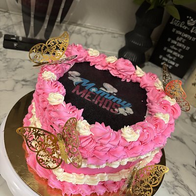 Custom Pictured Burn Away Cake