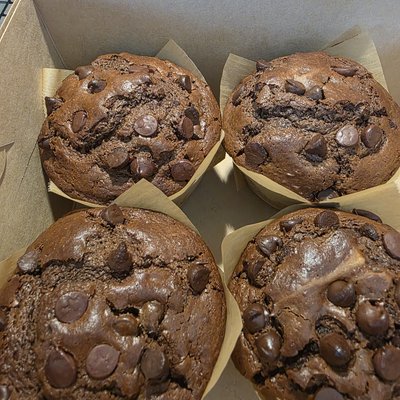 Double Chocolate Chip Muffins (4 Pack)