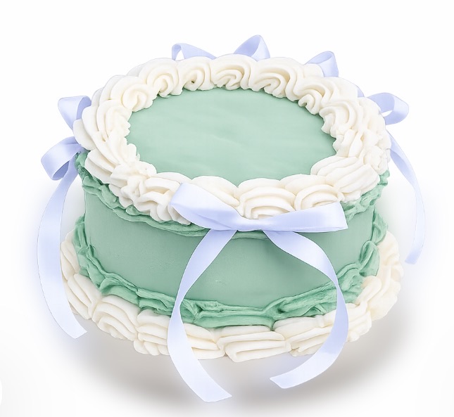 6inch Round Bow Cake 