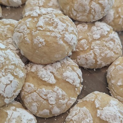Lemon Crinkle Cookies (12 Count)