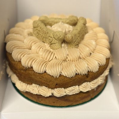 4" 2-layer Doggie Cake