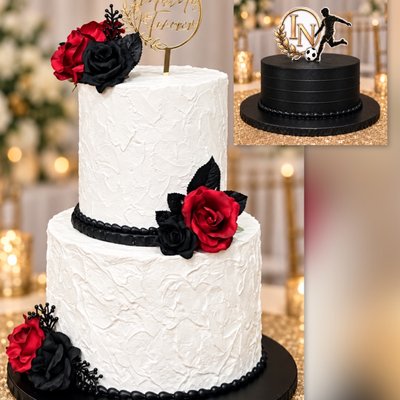 Tall Two-Tier Cake