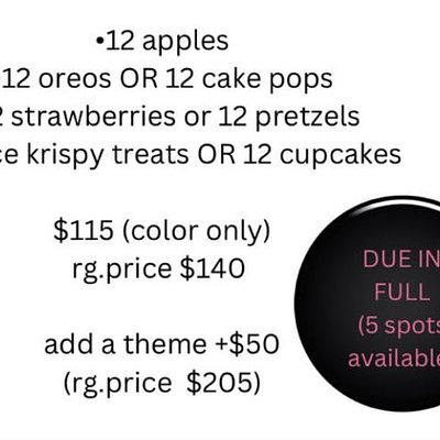 $115 Party Treat Package