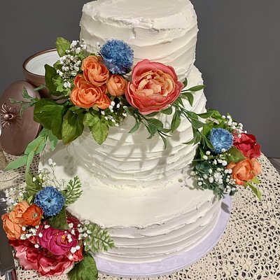 Wedding Cake - 3 Layers With Fillings