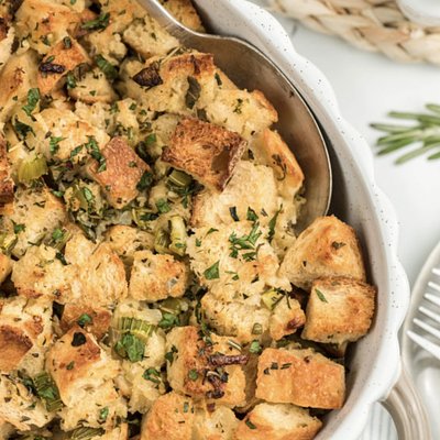 Sourdough Stuffing with Seasonings & Instructions