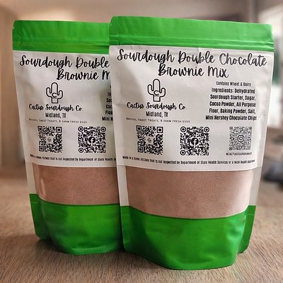 Sourdough Double Chocolate Brownie Mix