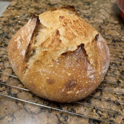 Traditional Sourdough Bread Loaf