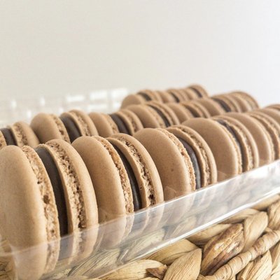 Chocolate Macarons With Chocolate Ganache Filling ( 30 pcs.) 