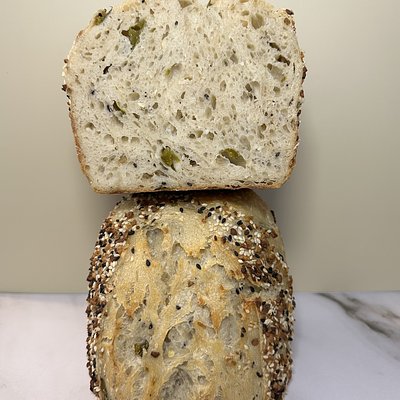 Everything Bagel Jalapeño Sourdough Artisan Loaf