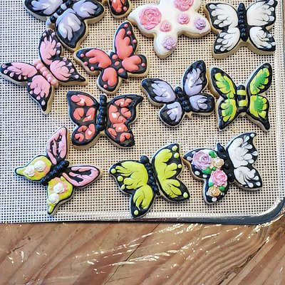 Butterfly Shaped Cookies