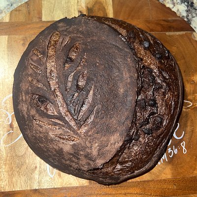 Double Chocolate Chip Sourdough Loaf