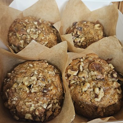 Banana Nut Muffins - 4 Count