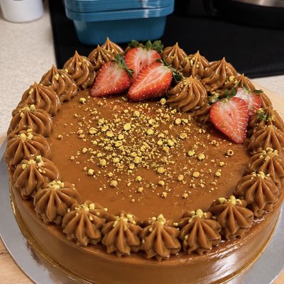  Pistachio Flan 8”