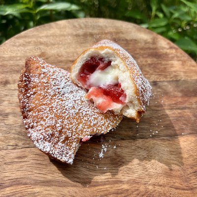 Strawberry & Cream Fried Pies