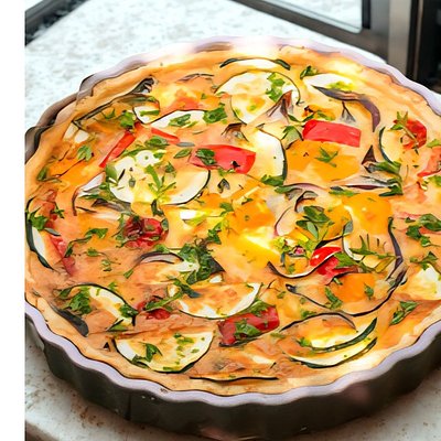 Garden Fresh Veggie Tart - 9"