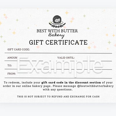 Gift Certificate 