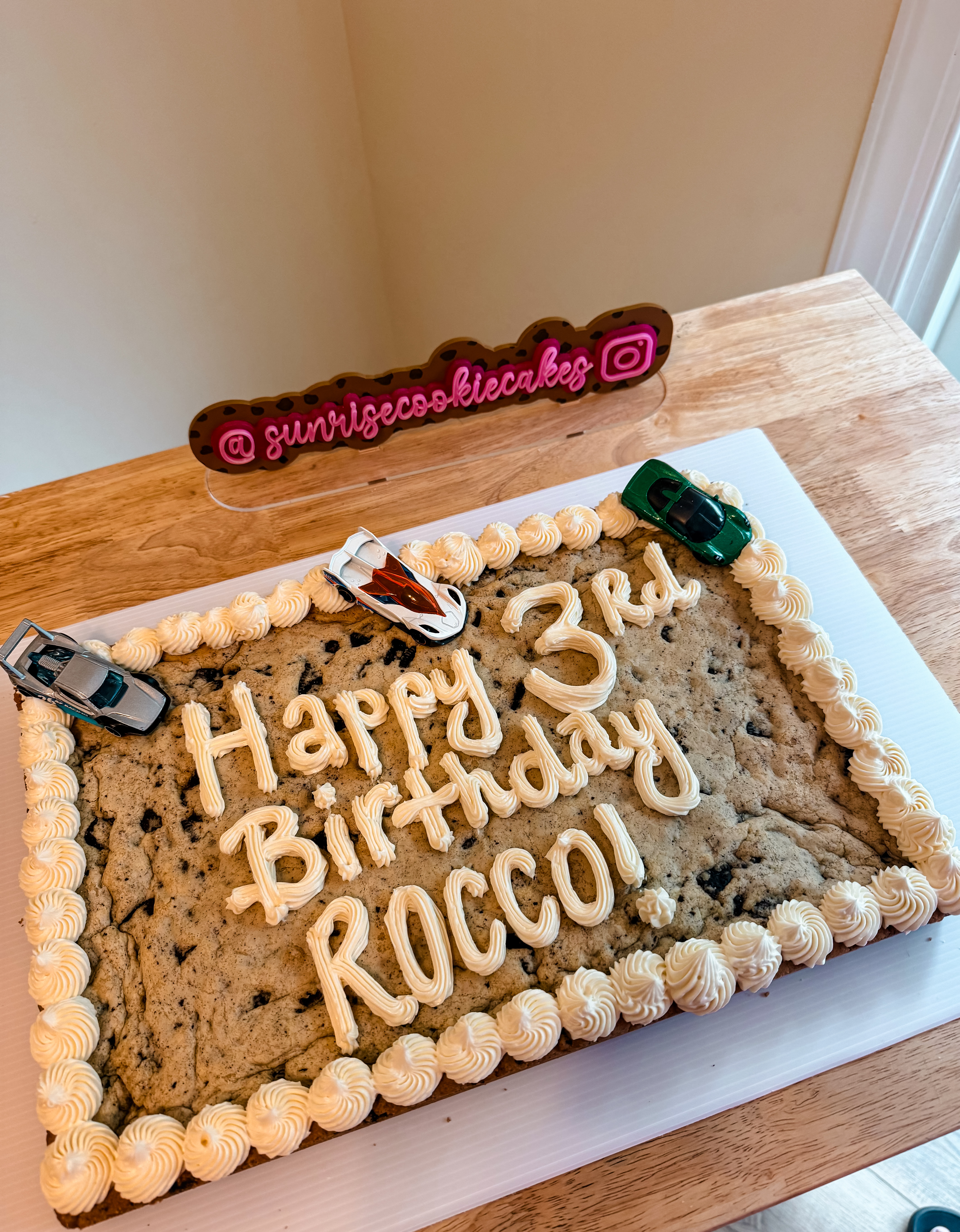 10x15 Rectangle Cookie Cake